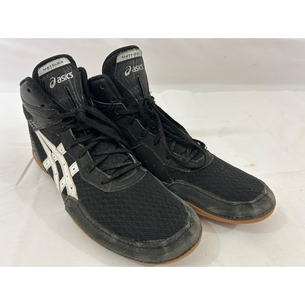 Asics‎ Shoes Mens Size 10 Matflex Wrestling Boxing Black lace up F460523 - Picture 9 of 10